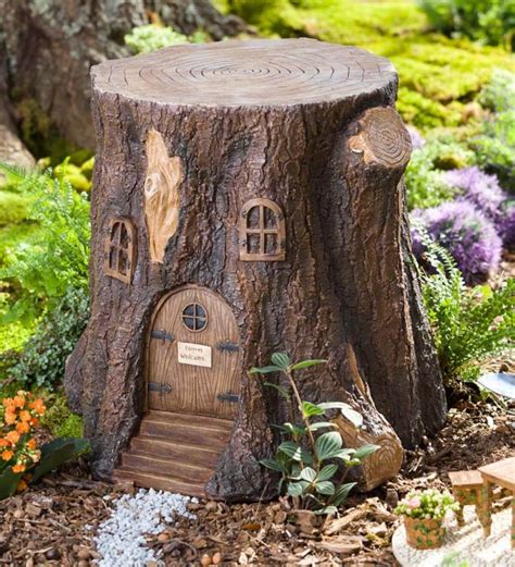 hidden tree stump ideas